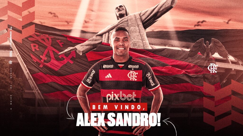 Alex Sandro é o novo lateral-esquerdo do Mengão